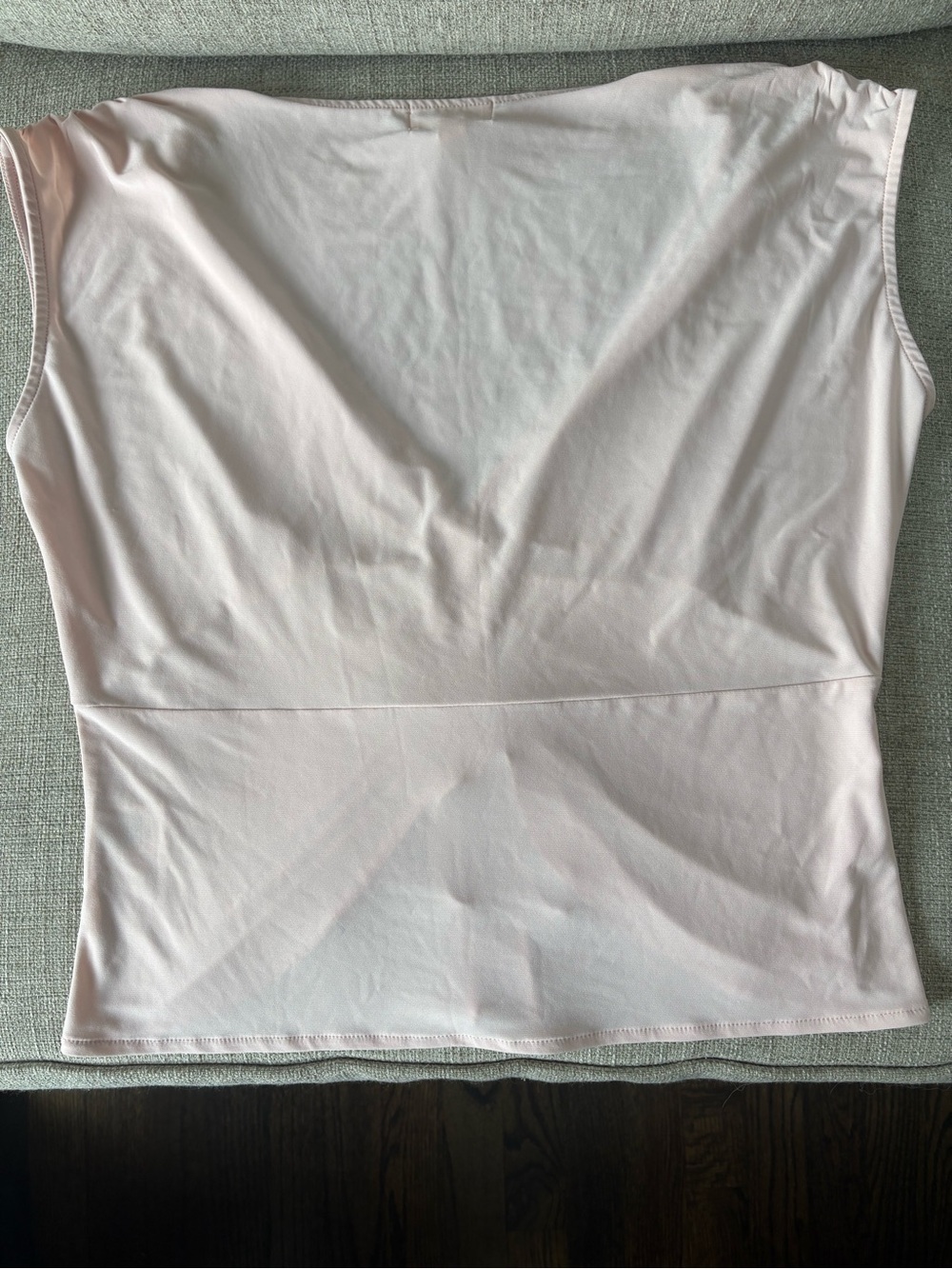 Open Edit Pale Pink Ruched Top - Picture 3 of 4